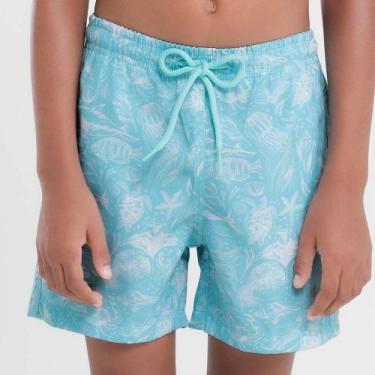 Imagem de Shorts infantil estampado oceano - MASH