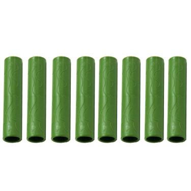 Imagem de 12 peças de tubo de conexão de estaca de jardim, conectores de estrutura de suporte de trepadeira de plantas de videira ferramenta de estufa treliça de vegetais reta para hastes de 8 mm