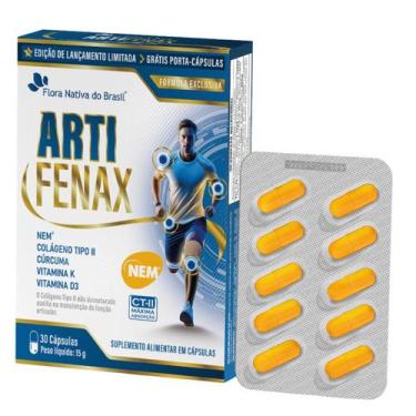 Imagem de Artifenax NEM Colágeno Tipo II Vitamina D3 e K  Suplemento Articular 3
