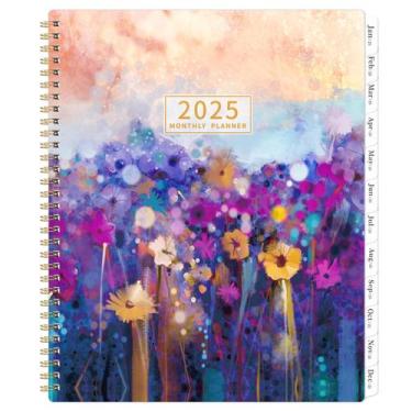 Imagem de Planner MaaiBok 2025 Monthly 9x11 em janeiro a dezembro com abas