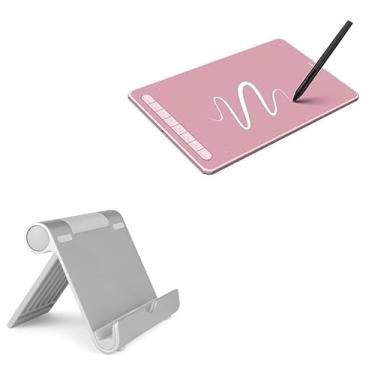 Imagem de BoxWave Suporte e suporte compatíveis com XP-Pen Deco L - Suporte de alumínio VersaView, portátil, visualização em vários ângulos resistente
