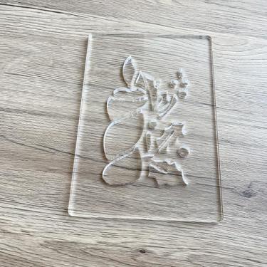 Imagem de Modelos de fresadora de lanterna de Natal, guia de acrílico para fresa de 20 cm para escultura em madeira (candle)