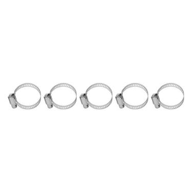 Imagem de Abracadeira de aco galvanizado, com rosca sem fim, 14-27mm, 5pcs // sp