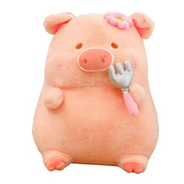 Imagem de Boneca de pelúcia Sakura Lulu Pig, desenho animado de pelúcia de 45 cm