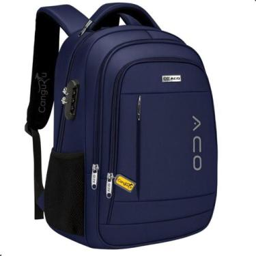 Imagem de Mochila Bolsa Masculina Feminina Notebook Bolso Antifurto Cadeado na L