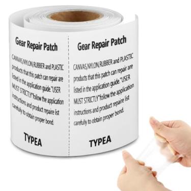 Imagem de Ranjaner Kit De Reparo Remendo Inflável Transparente, Fita Tpu À Prova D'Água 3" X 12 Pés Para Colchão Ar, Rasgo Cama, Barraca, Guarda-Chuva E Brinquedos Castelo