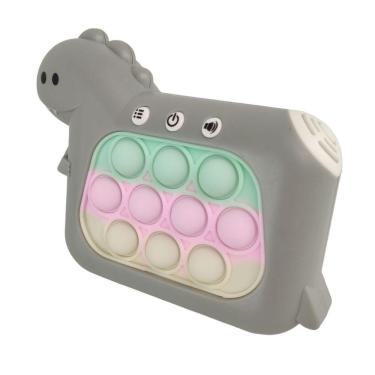 Imagem de Pop It Mini Game Interativo Dinossauro Som Luzes Anti Estresse Sensorial Fidget Crianla Toy Portatil Divertido