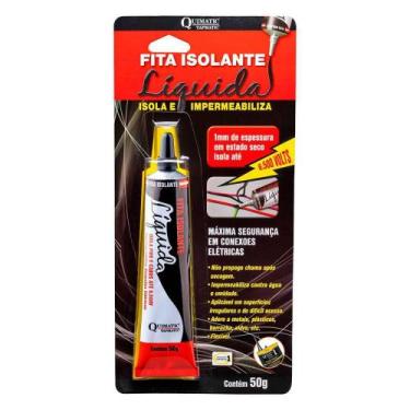 Imagem de Fita Isolante Líquida 50G Bisnaga Quimatic, 10