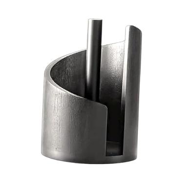 Imagem de KiBcsLic Suporte de madeira para papel toalha, suporte de chão para rolo de papel, organizador decorativo rústico para guardanapos, ideal para escritório, Cinza