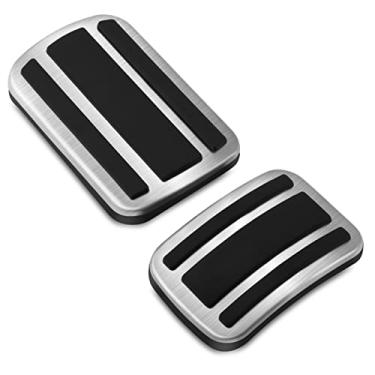 Imagem de GYJY Capas de pedal Capas de pedal de carro Capas de pedal de embreagem Capa de pedal de freio de acelerador, para Peugeot 308 2007-2018/3008 2016-2019/408 2010-2019/4008 5008, 2 peças em