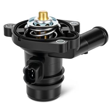 Imagem de 55565336 Conjunto de carcaça do termostato de refrigeração do motor compatível com Buick Encore 2013-2019 Chevy Cruze 2011-2016 Cruze Limited 2016 Sonic 2012-2019 Trax 2013-2019 Substituição para