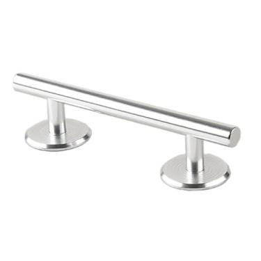 Imagem de KiBcsLic Rampa metálica redonda para fingerboard, ótimo acessório para treinamento, mini corrimão para skate de dedo, lembrancinha de festa, Prata 15cm