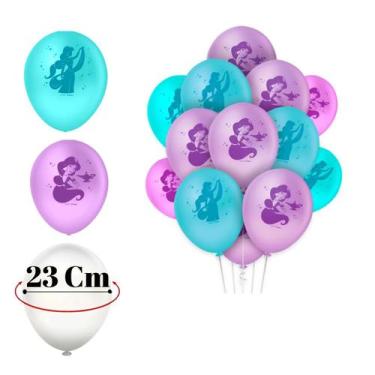 Imagem de Balao N9 Tema Jasmine Decoraçao Evento Festa Bexiga - Crgfestas