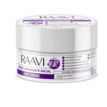 Imagem de Creme Hidratante Facial Raavi 100G Creme Hidratante Facial Raavi 100G:Noturno