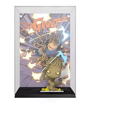 Imagem de Funko Marvel POP! Estatueta de vinil Groot com capa de quadrinhos 9 cm