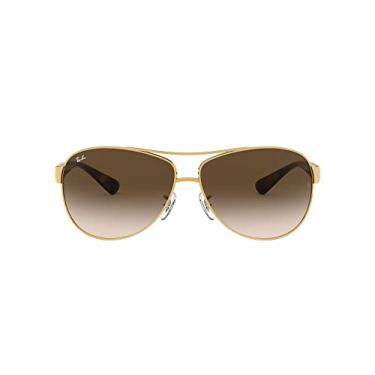 Imagem de Óculos de sol feminino aviador Rb3386 da Ray-Ban, Arista/Brown Gradient, 67.0 mm