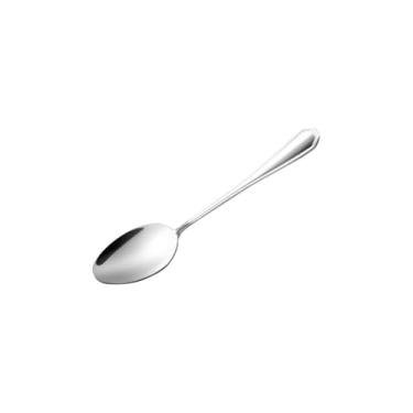 Imagem de Beta Kit 12 Colheres de Sobremesa em Aço Inox, 16,5cm x 4cm, Design Moderno e Anatômico, Polido e Brilhante, Resistente à Ferrugem