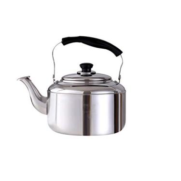 Imagem de Chaleira de água de aço inoxidável, chá, café, indução, fogão, cozinha, acampamento, pescoço de ganso, chaleira de água quente