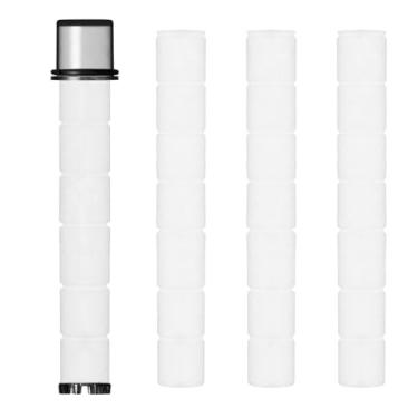 Imagem de [Pacote com 4] Cartuchos de substituição de filtro de chuveiro (compatíveis com cabeça de chuveiro de filtro puro BODYLUV) | Filtragem fina de 5 mícrons | Remove ferrugem/sedimentos | Ciclo de