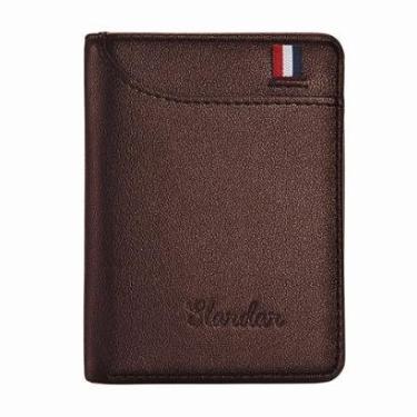 Imagem de CARTEIRA COURO PEQUENA PORTA DOCUMENTOS CARTÃO ELEGANTE-Masculino