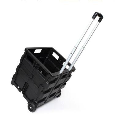 Imagem de Carrinho Multiuso Dobrável Feira Transporte Alça Retrátil - Yeet