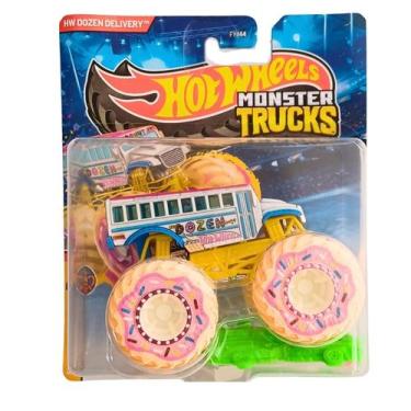 Imagem de Hot Wheels Monster Trucks veículo de brinquedo - Mattel, Hw dozen deli