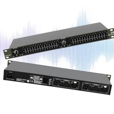 Imagem de Equalizador Gráfico Estéreo de 15 Bandas, Equalizador de Áudio 15 Bandas, Equalizador Digital para Sistema e Áudio Estéreo Doméstico, Áudio Doméstico, Equalizador Profissional de Dj de Canal Duplo