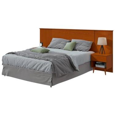 Imagem de Cabeceira Regulável Lopas Like 140/160cm Com Mesas de Apoio