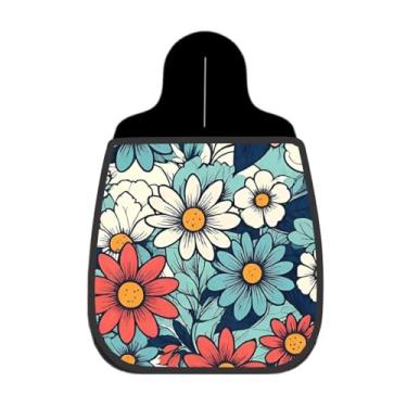 Imagem de Lixeira De Carro Organizador Lixinhocar Margaridas Pop Art