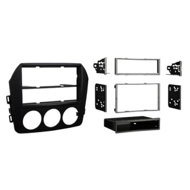Imagem de Kit de painel de instalação Metra 99-7519B Mazda Miata para rádios DIN único ou duplo DIN/ISO, preto