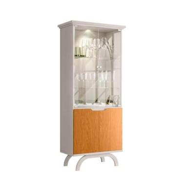 Imagem de Cristaleira Sala Jantar Vicenza Off White/Ype - New Ceval