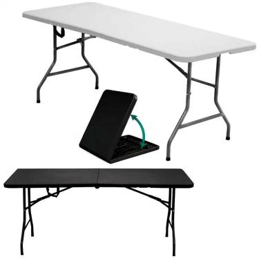 Imagem de Mesa Dobrável Vira Maleta Com Alça 180 × 74 Cm Portátil Até 150 Kg Zelt