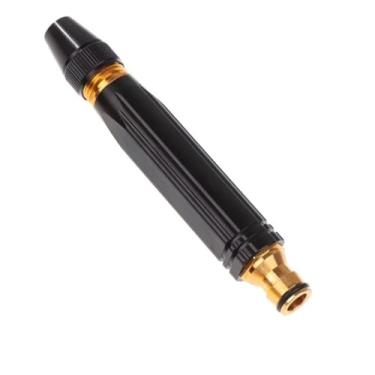 Imagem de Bico de Pulverização de Alta Pressão Para Mangueira, Alumínio Reforçado, 3 Modos de Jato, Portátil, 16Cm, Para Limpeza de Carros e Jardins