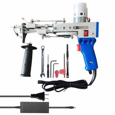 Imagem de Máquina de Tecelagem Tapete Elétrico Profissional Dispositivo Flocking Ferramenta Bordado Industrial Equipamento Tricotagem Pilha Cortada e em Laço com Rápida Movimento Flexível para Vários Tecidos