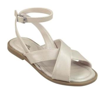 Imagem de Sandália Infantil Feminina Vick Tornozelo Nude