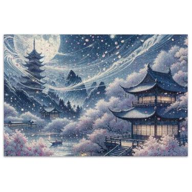 Imagem de Quebra-cabeça alegre para adultos no sótão antigo 1000 peças presentes de elefantes brancos quebra-cabeças exclusivos para adultos paisagem floral