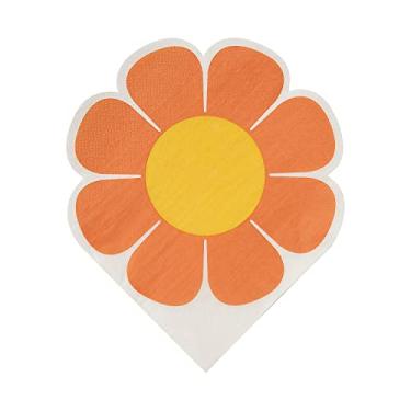 Imagem de Fun Express Guardanapos de almoço Groovy Flower Power – Guardanapos de festa florais retrô coloridos aniversários, casamentos, chás de bebê, eventos especiais – celebrações vibrantes perfeitas e