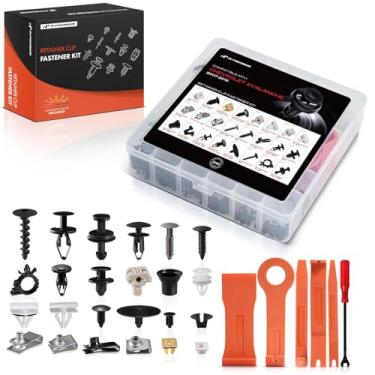 Imagem de A-Premium Kit de clipes de retenção de carro 240 peças (22 tipos) compatível com Chevrolet Avalanche 2007-2013 para-choque porta pára-choque pára-choque pára-choque conjunto de substituição de