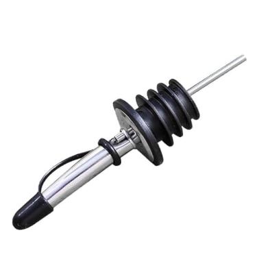 Imagem de Pacote com 8 despejadores de garrafas de licor, bicos para garrafas de licor, bico de garrafa de óleo com tampas de poeira, bicos de bar para cerveja, vinho, óleo, bebida (pacote com 8)