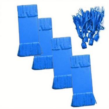 Imagem de 96 Papel De Bala Seda Duas Franjas azul Aniversário Doce - 000027549E,
