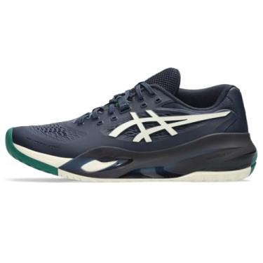 Imagem de Asics Tênis masculino Gel-Resolution X, Meia-noite/creme, 12.5 Wide