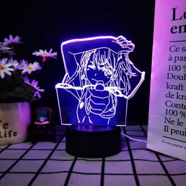 Imagem de Luz noturna LED 3D A Cert Scientific Railgun Misaka Mikoto - Yiweisai