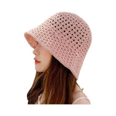 Imagem de Chapéu De Malha Leve Com Proteção UV Para Mulheres, Respirável, Ideal 