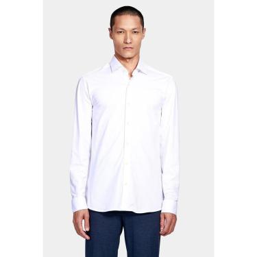 Imagem de Camisa Aramis Manga Longa Slim Cetim Fio 120/2 Branco-Masculino