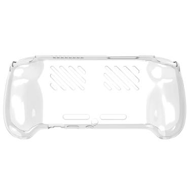Imagem de Capa transparente para Anbernic RG557, capa protetora de console de jogos portátil TPU (transparente)