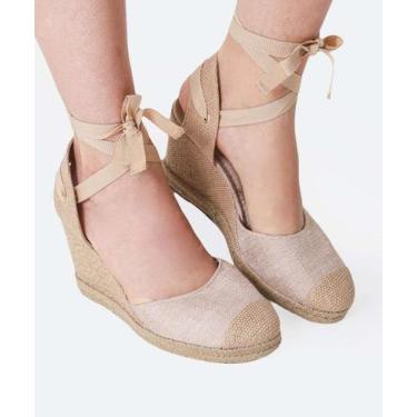 Imagem de Sandália Espadrille Feminina Via Uno Off White-11008, Bege, 35