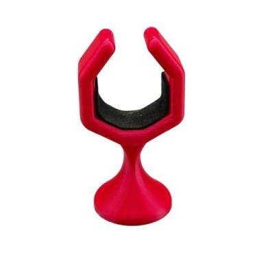 Imagem de Dynwave Apoio de mão para taco de bilhar, suporte para taco de sinuca, leve, para substituição de luvas, acessório de sinuca, design ergonômico e, Vermelho