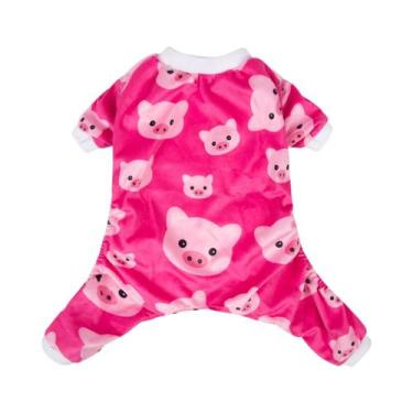 Imagem de Pijama De Cão Em Forma De Osso, Roupas De Poliéster Para Cães Machos E