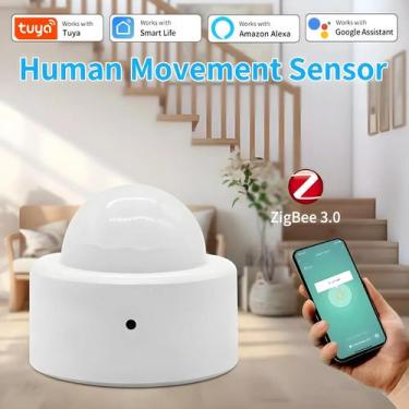 Imagem de Sensor De Movimento PIR Tuya Zigbee Para Casa Inteligente, Detector In