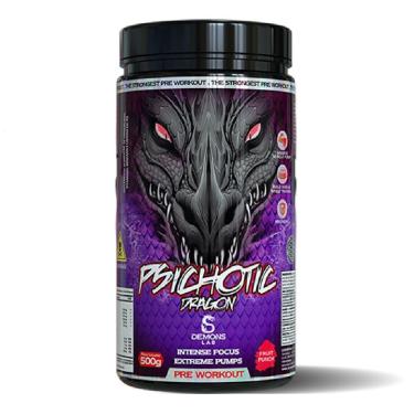 Imagem de Pré Treino Psichotic Dragon Fruit Punch 500g Demons Lab-Unissex